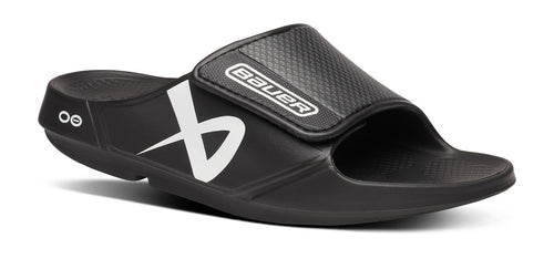 BAUER/OOFOS Women's OOahh Sport Flex Sandal – Black